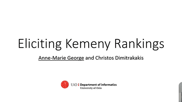 Eliciting Kemeny Rankings