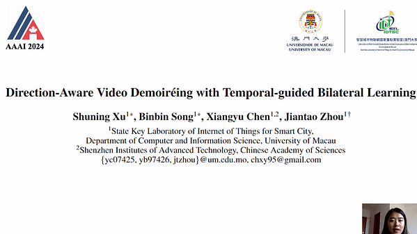 Direction-Aware Video Demoiréing with Temporal-Guided Bilateral Learning