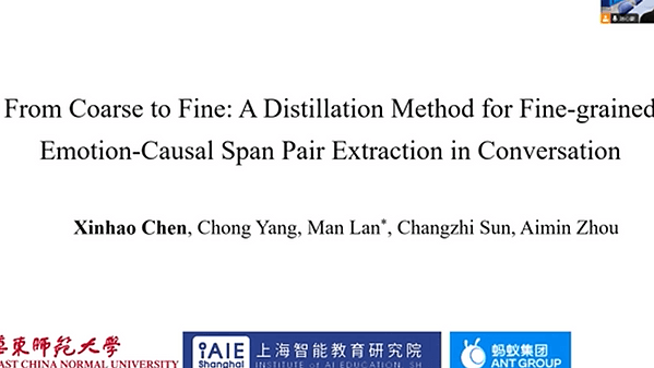 From Coarse to Fine: A Distillation Method for Fine-Grained Emotion-Causal Span Pair Extraction in Conversation