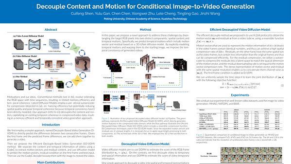 Decouple Content and Motion for Conditional Image-to-Video Generation