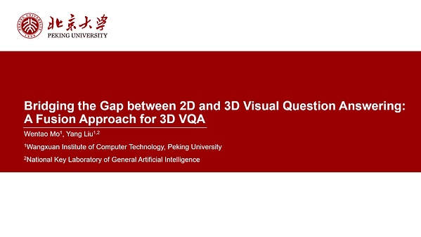 Bridging the Gap between 2D and 3D Visual Question Answering: A Fusion Approach for 3D VQA