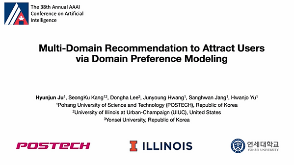 Multi-Domain Recommendation to Attract Users via Domain Preference Modeling | VIDEO