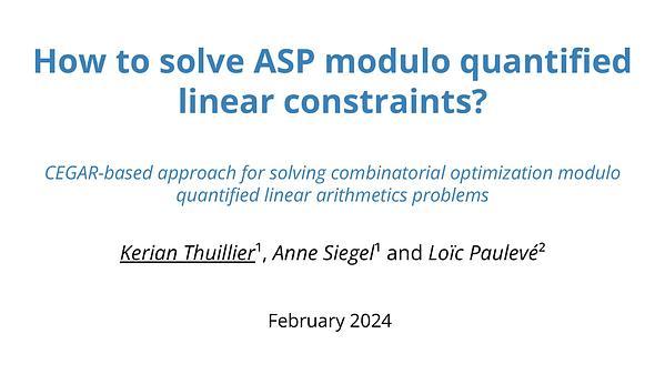 CEGAR-Based Approach for Solving Combinatorial Optimization Modulo Quantified Linear Arithmetics Problems