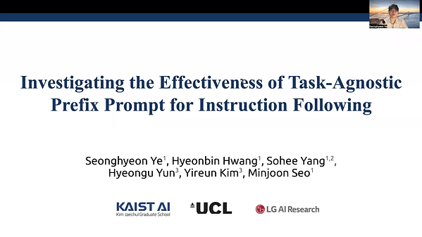 Investigating the Effectiveness of Task-Agnostic Prefix Prompt for Instruction Following