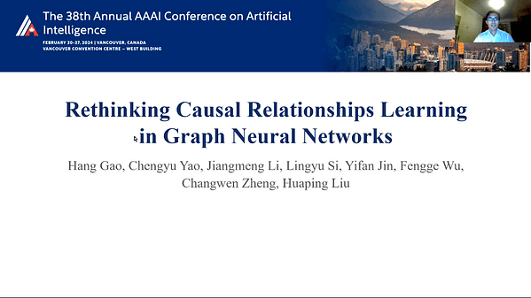 Rethinking Causal Relationships Learning in Graph Neural Networks | VIDEO