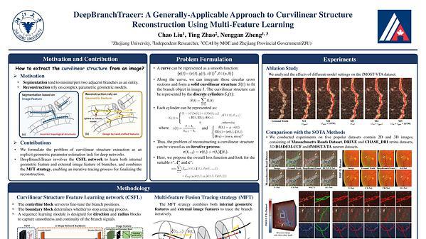 DeepBranchTracer: A Generally-Applicable Approach to Curvilinear Structure Reconstruction Using Multi-Feature Learning