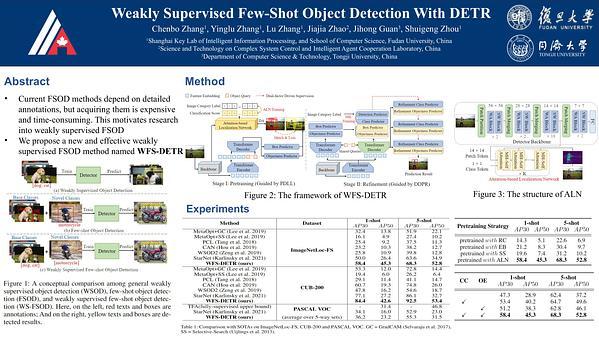 Weakly Supervised Few-Shot Object Detection with DETR