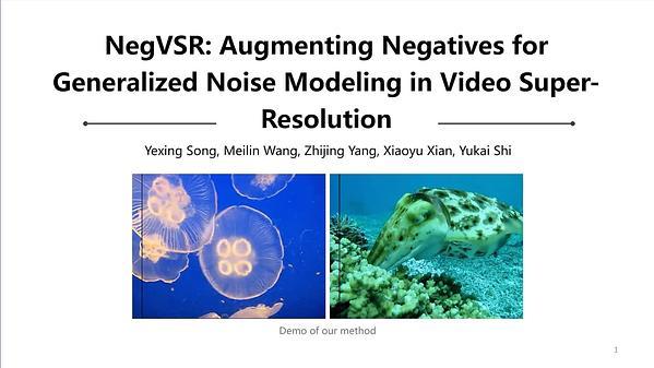 NegVSR: Augmenting Negatives for Generalized Noise Modeling in Real-world Video Super-Resolution