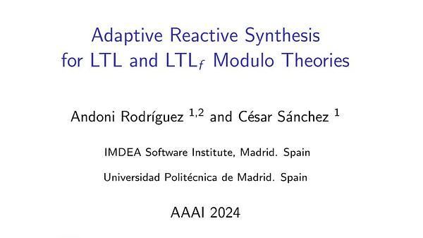 Adaptive Reactive Synthesis for LTL and LTLf Modulo Theories