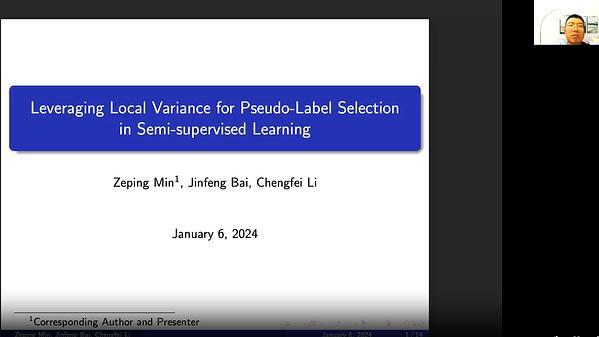 Leveraging Local Variance for Pseudo-Label Selection in Semi-supervised Learning