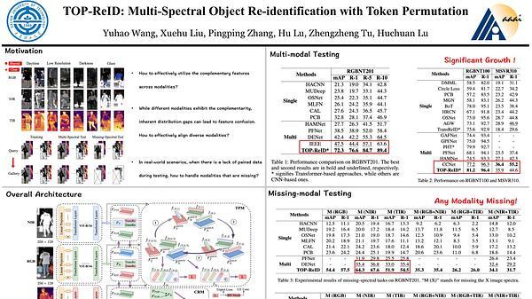 TOP-ReID: Multi-Spectral Object Re-identification with Token Permutation