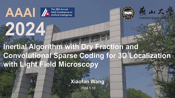 Inertial Algorithm with Dry Fraction and Convolutional Sparse Coding for 3D Localization with Light Field Microscopy