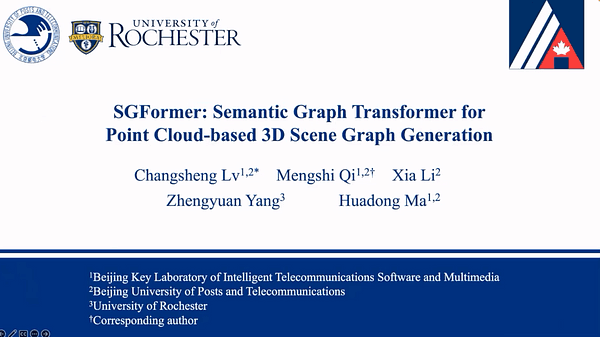 SGFormer: Semantic Graph Transformer for Point Cloud-Based 3D Scene Graph Generation