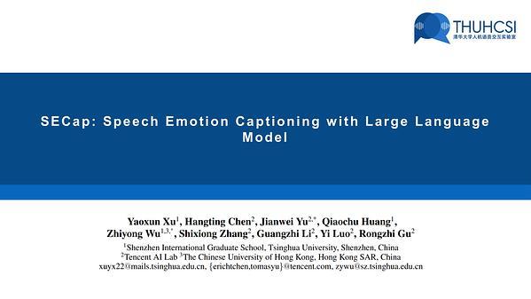 SECap: Speech Emotion Captioning with Large Language Model