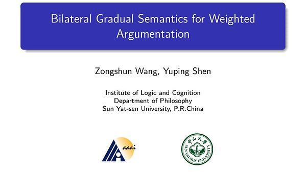 Bilateral Gradual Semantics for Weighted Argumentation