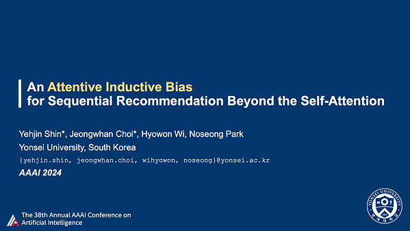 An Attentive Inductive Bias for Sequential Recommendation beyond the Self-Attention