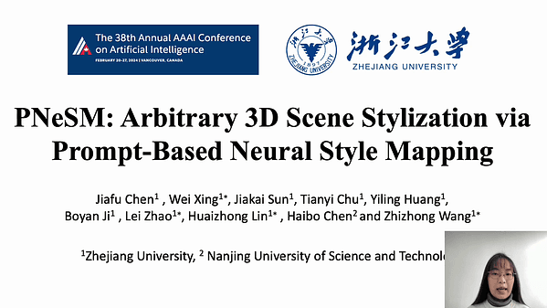 PNeSM: Arbitrary 3D Scene Stylization via Prompt-Based Neural Style Mapping