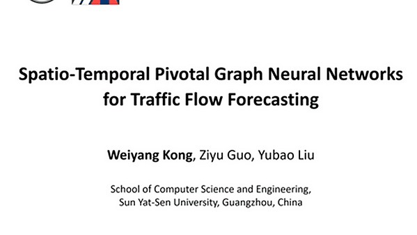 Spatio-Temporal Pivotal Graph Neural Networks for Traffic Flow Forecasting | VIDEO