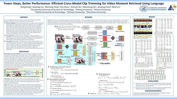 Fewer Steps, Better Performance: Efficient Cross-Modal Clip Trimming for Video Moment Retrieval Using Language