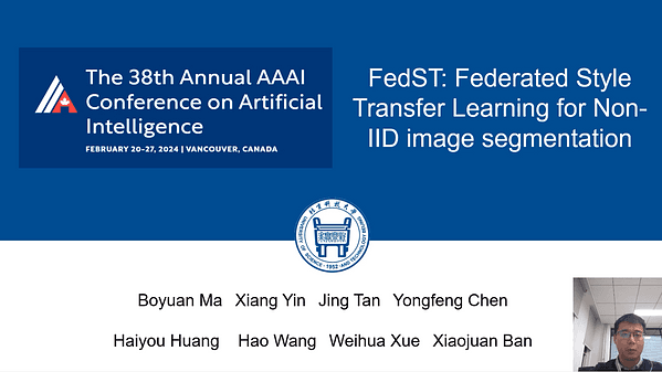 FedST: Federated Style Transfer Learning for Non-IID Image Segmentation