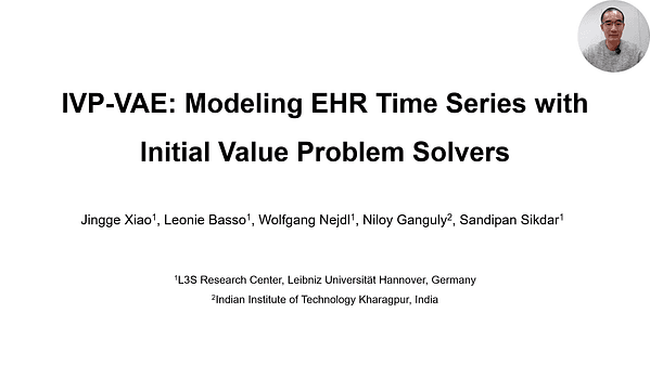 IVP-VAE: Modeling EHR Time Series with Initial Value Problem Solvers