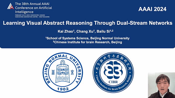 Learning Visual Abstract Reasoning through Dual-Stream Networks | VIDEO