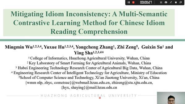 Mitigating Idiom Inconsistency: A Multi-Semantic Contrastive Learning Method for Chinese Idiom Reading Comprehension