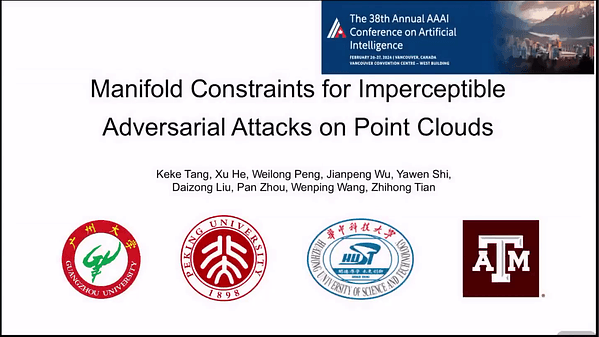 Manifold Constraints for Imperceptible Adversarial Attacks on Point Clouds