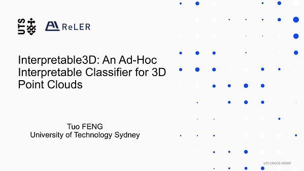 Interpretable3D: An Ad-Hoc Interpretable Classifier for 3D Point Clouds