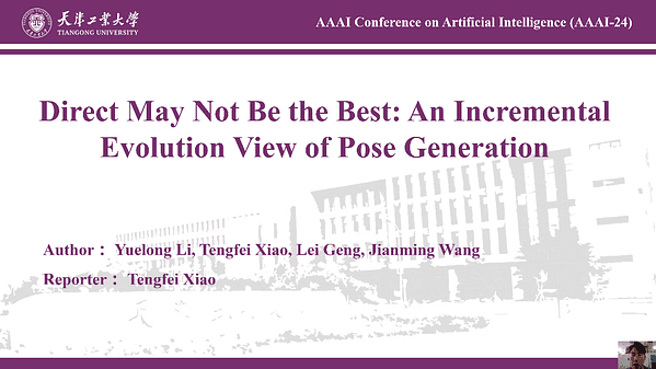 Direct May Not Be the Best: An Incremental Evolution View of Pose Generation