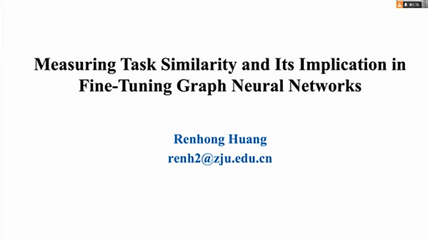 Measuring Task Similarity and Its Implication in Fine-Tuning Graph Neural Networks | VIDEO
