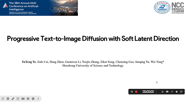 Progressive Text-to-Image Diffusion with Soft Latent Direction