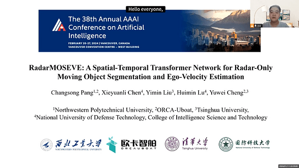 RadarMOSEVE: A Spatial-Temporal Transformer Network for Radar-Only Moving Object Segmentation and Ego-Velocity Estimation | VIDEO