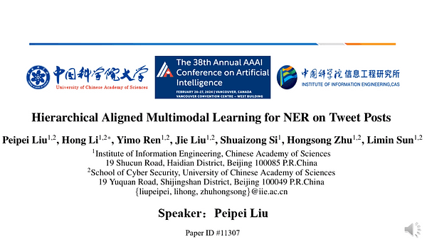 Hierarchical Aligned Multimodal Learning for NER on Tweet Posts