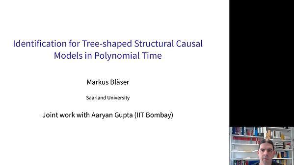 Identification for Tree-Shaped Structural Causal Models in Polynomial Time