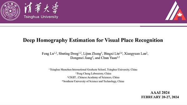 Deep Homography Estimation for Visual Place Recognition