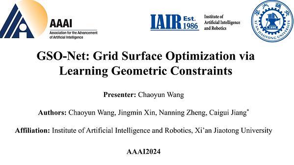 GSO-Net: Grid Surface Optimization via Learning Geometric Constraints