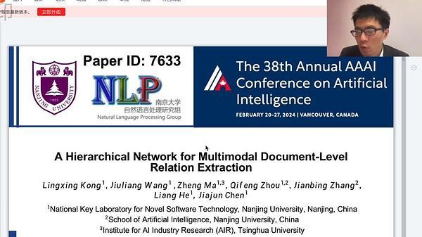 A Hierarchical Network for Multimodal Document-Level Relation Extraction