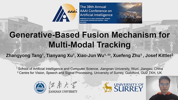 Generative-Based Fusion Mechanism for Multi-Modal Tracking | VIDEO