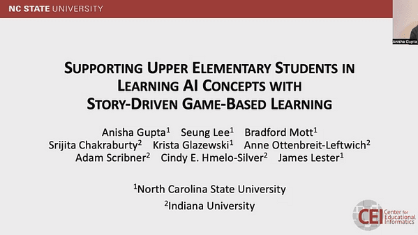 Supporting Upper Elementary Students in Learning AI Concepts with Story-Driven Game-Based Learning
