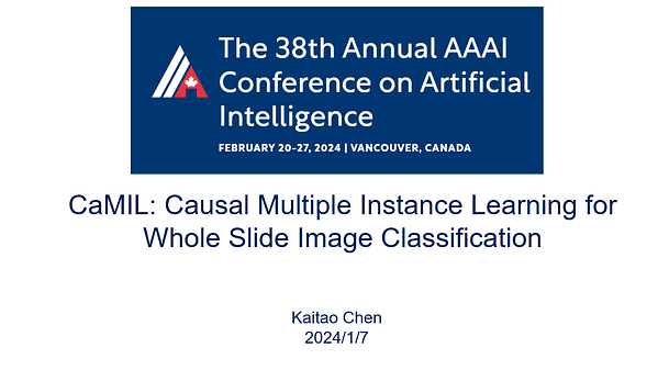 CaMIL: Causal Multiple Instance Learning for Whole Slide Image Classification