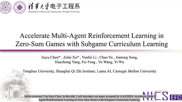 Accelerate Multi-Agent Reinforcement Learning in Zero-Sum Games with Subgame Curriculum Learning