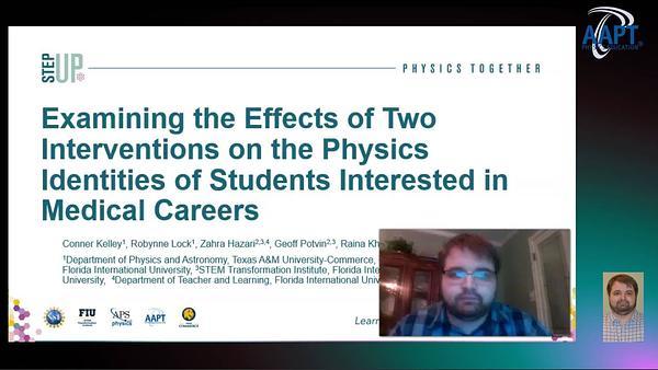 STEP UP: Examining the Effects of Two Interventions on the Physics Identities of Students Interested in Medical Careers