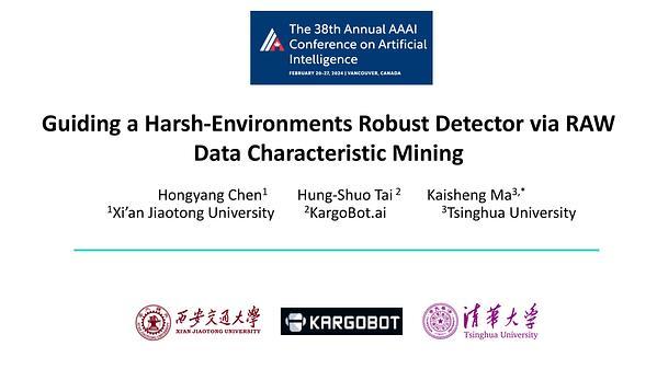 Guiding a Harsh-Environments Robust Detector via RAW Data Characteristic Mining