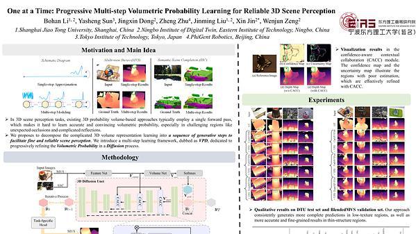 One at a Time: Progressive Multi-Step Volumetric Probability Learning for Reliable 3D Scene Perception