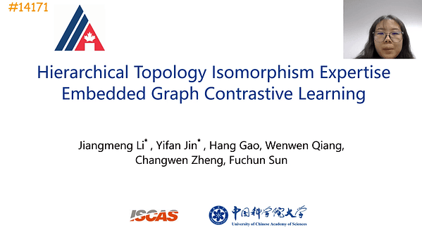 Hierarchical Topology Isomorphism Expertise Embedded Graph Contrastive Learning | VIDEO