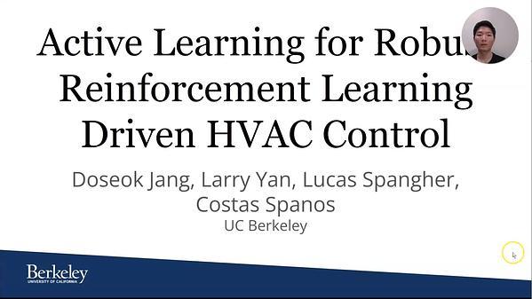 Active Reinforcement Learning for Robust Building Control | VIDEO