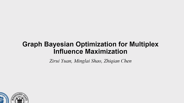 Graph Bayesian Optimization for Multiplex Influence Maximization