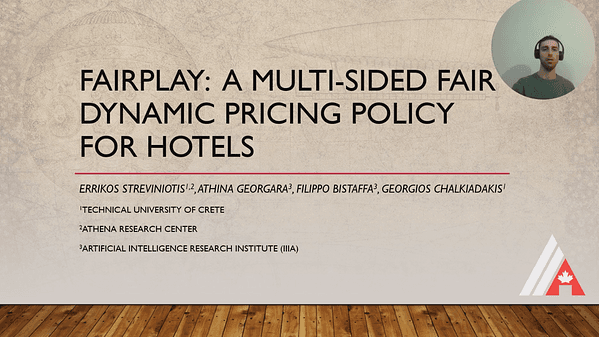 FairPlay: A Multi-Sided Fair Dynamic Pricing Policy for Hotels