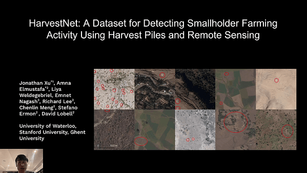 HarvestNet: A Dataset for Detecting Smallholder Farming Activity Using Harvest Piles and Remote Sensing | VIDEO